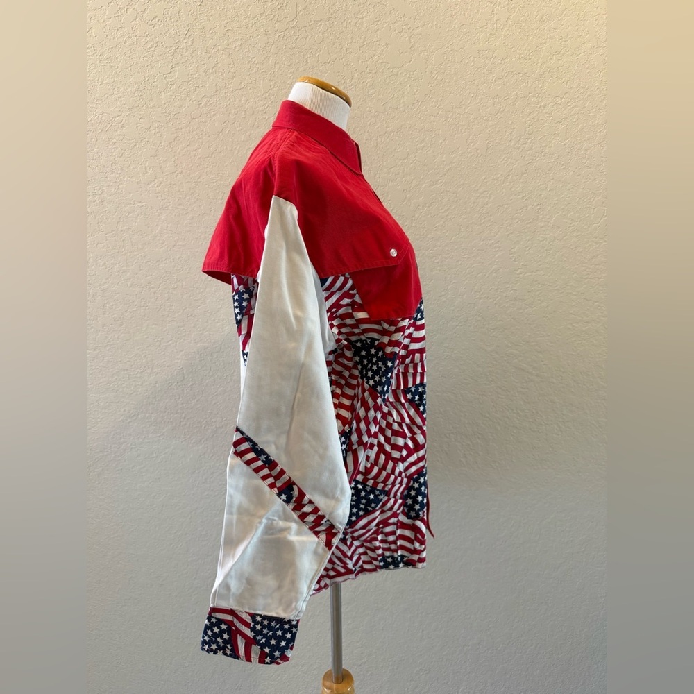 Boot n Scoot American Flag Western Shirt - Picture 4 of 10